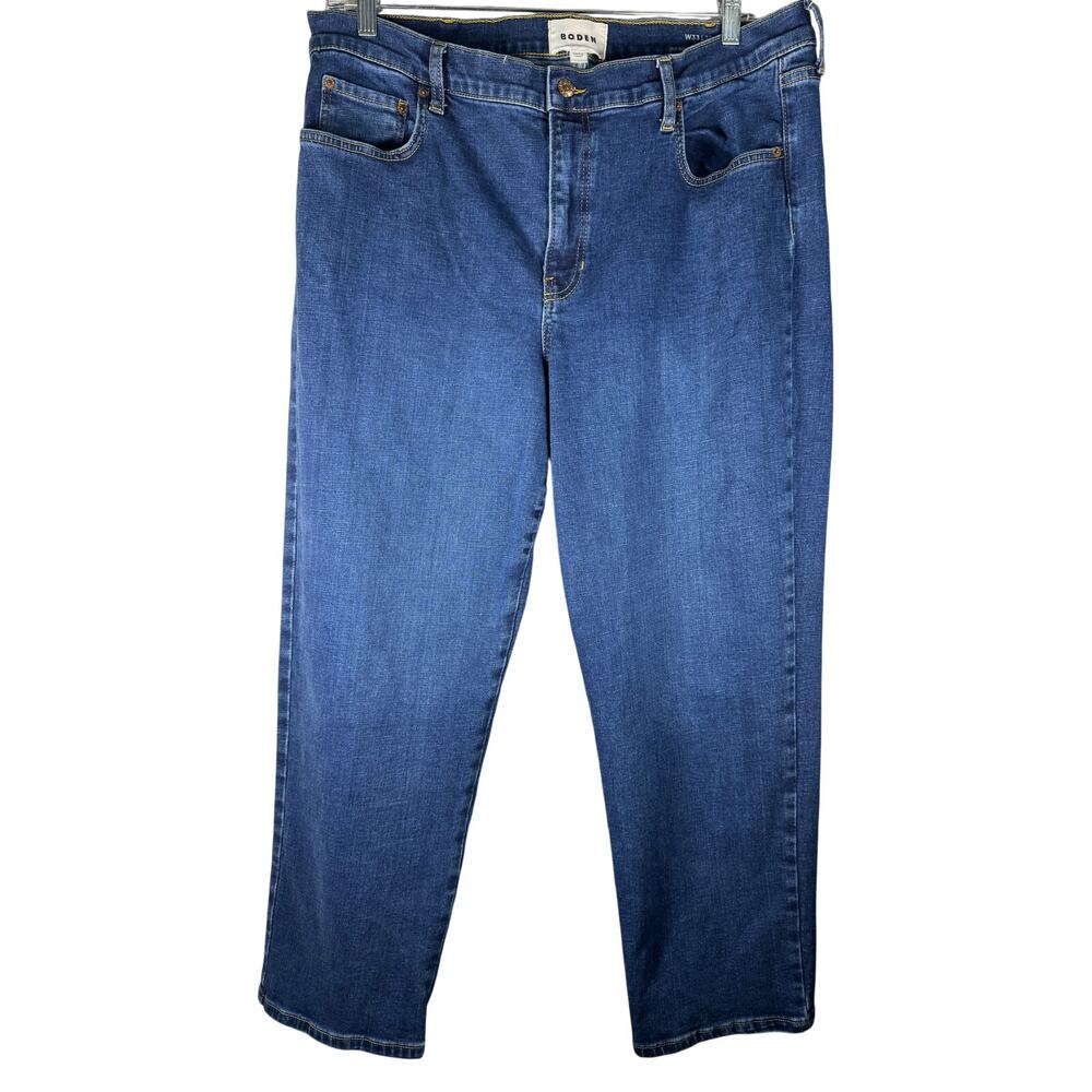 BODEN Mid Rise Cigarette Jeans 33x32
